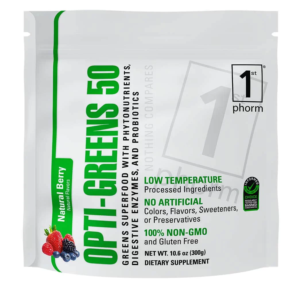 opti greens 50 review