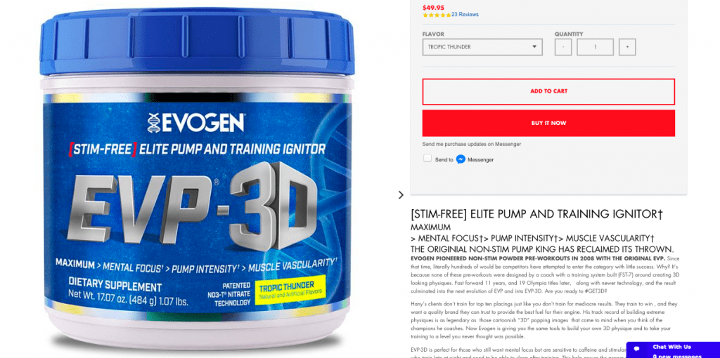 Evogen EVP-3D Product