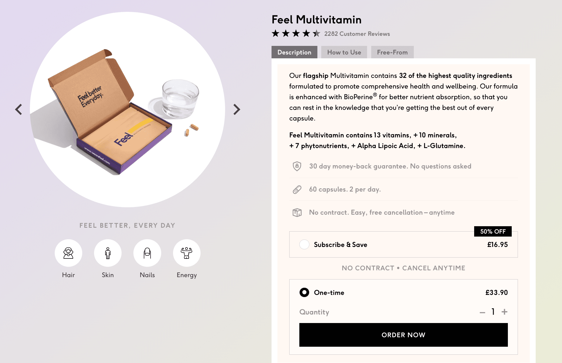 feel multivitamins where to buy