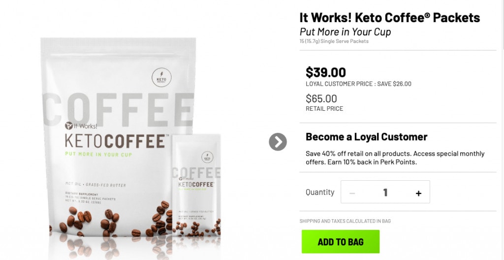It works! Keto Coffee Website