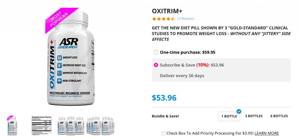 Oxitrim Diet Pills Website