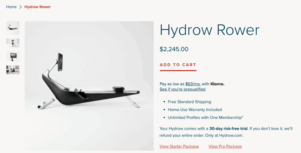 Buy Hydrow Rower