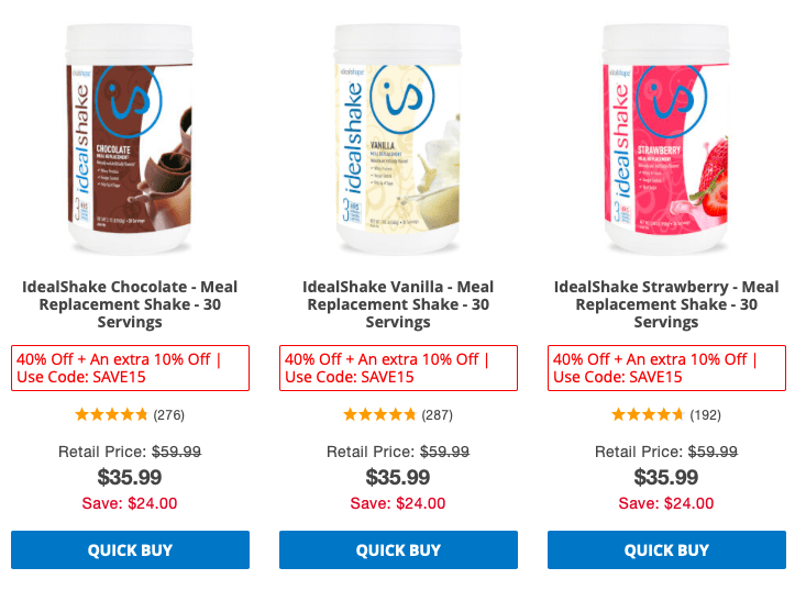 IdealShape Website