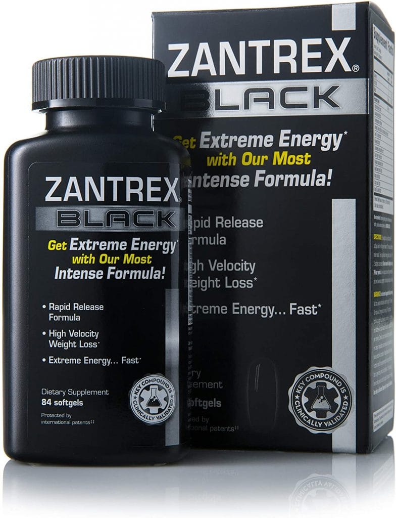Zantrex Black box and bottle
