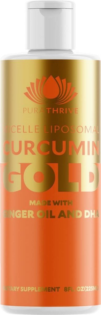 PuraTHRIVE Curcumin Gold Liposomal Curcumin Supplement