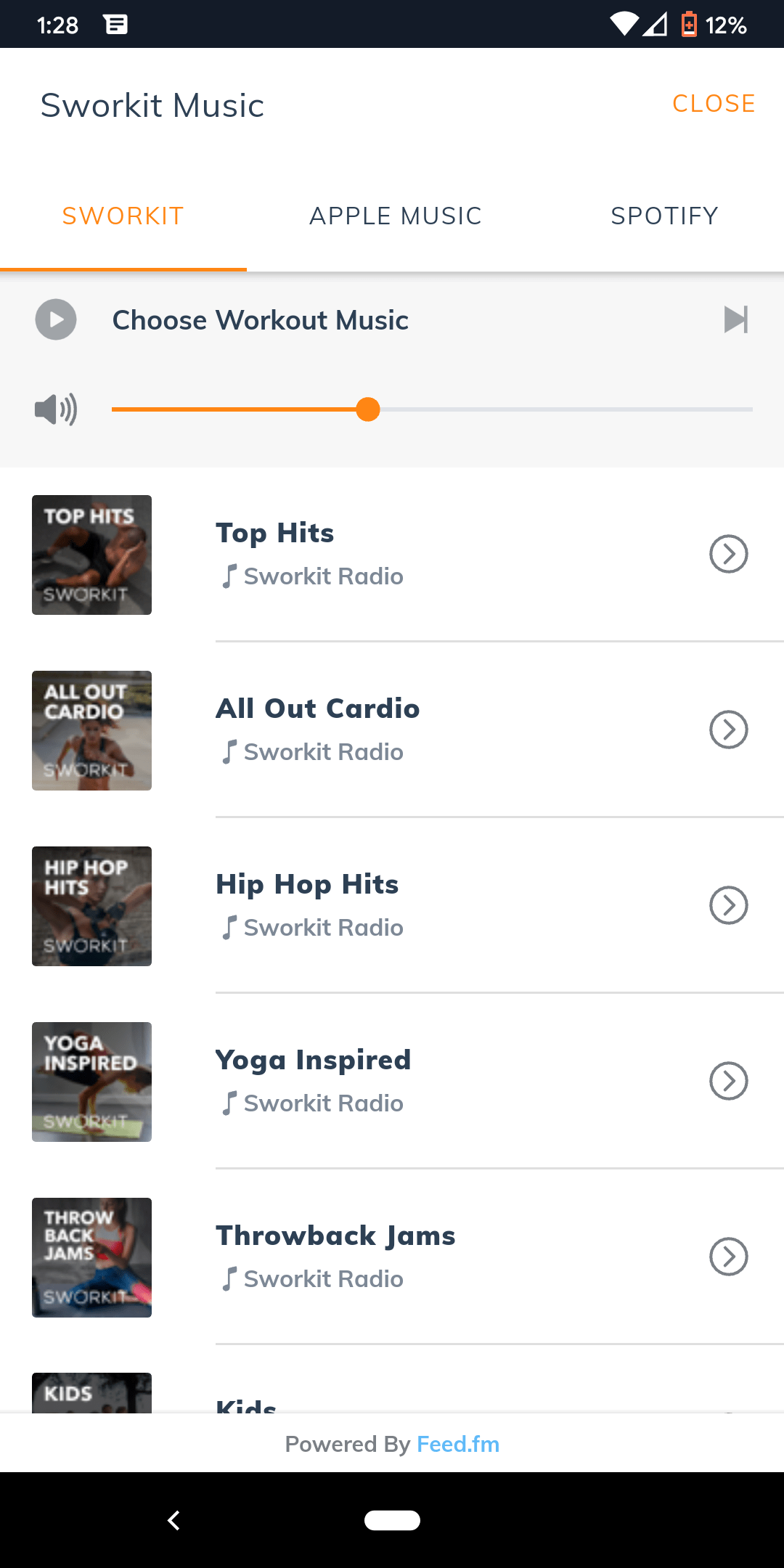 Sworkit Music