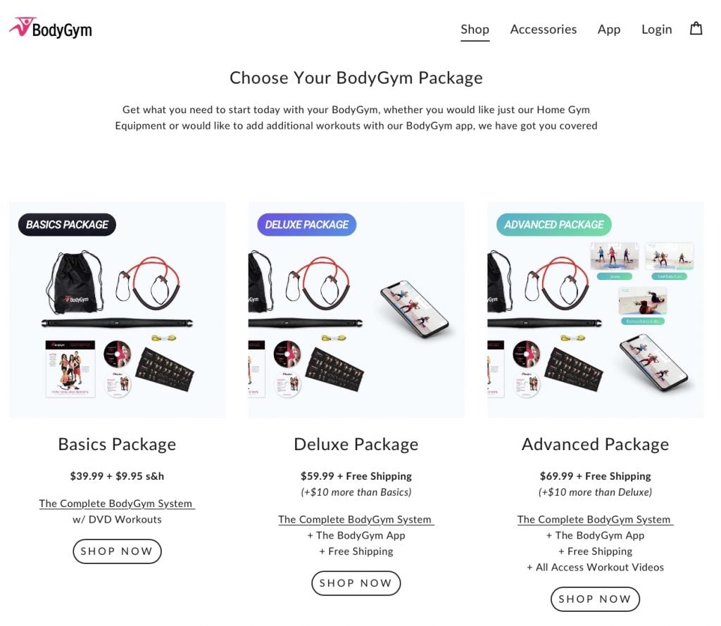 bodygym website
