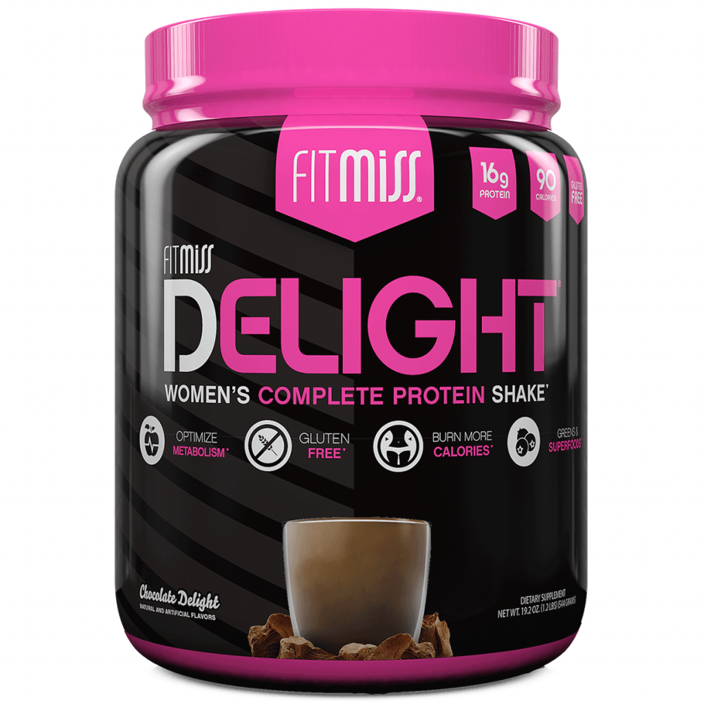 fitmiss delight preotein powder choholate