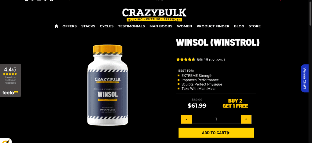 CrazyBulk Winsol Website