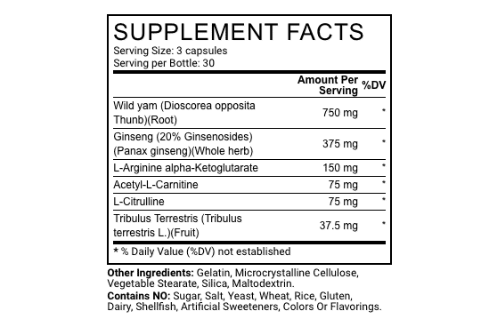 DecaDuro Supplement Facts