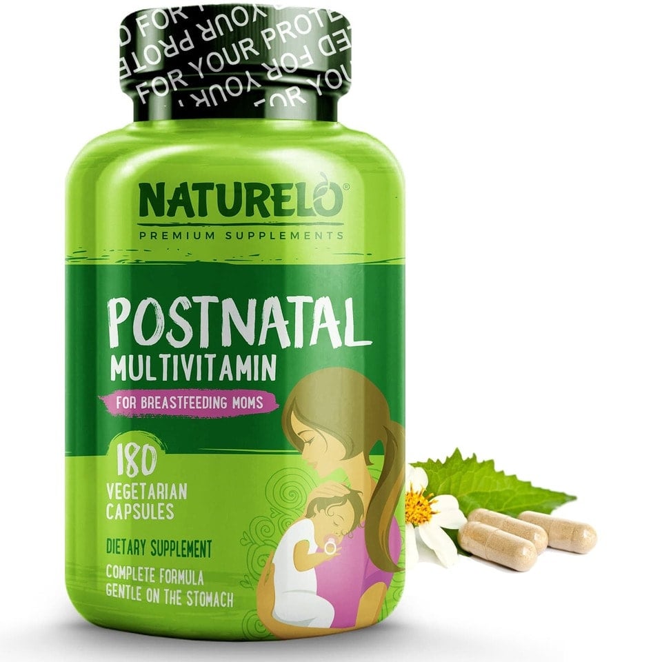 Postnatal Multivitamin for Breastfeeding Moms, from Naturello