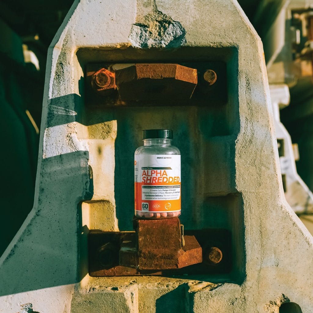 Alpha Shredded Supplement Bottle