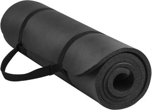 BalanceFrom GoYoga 1/2-Inch Extra Thick Yoga Mat with Carrying Strap