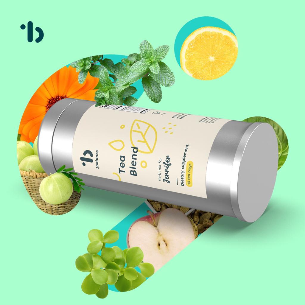 1balance Personalized Supplement Tea Blend