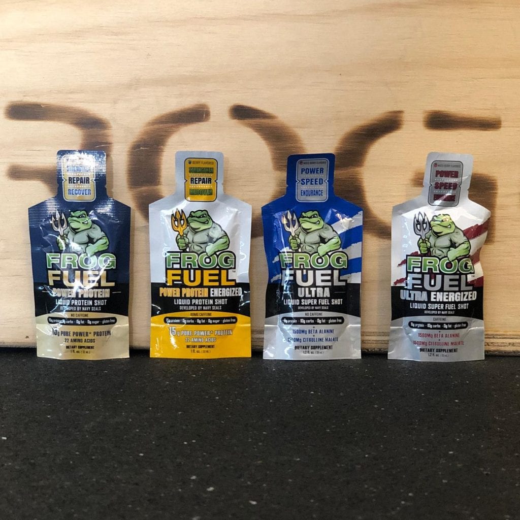 Frog Fuel Shots Types