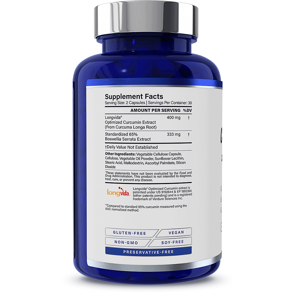 CurcuminMD Plus Ingredients