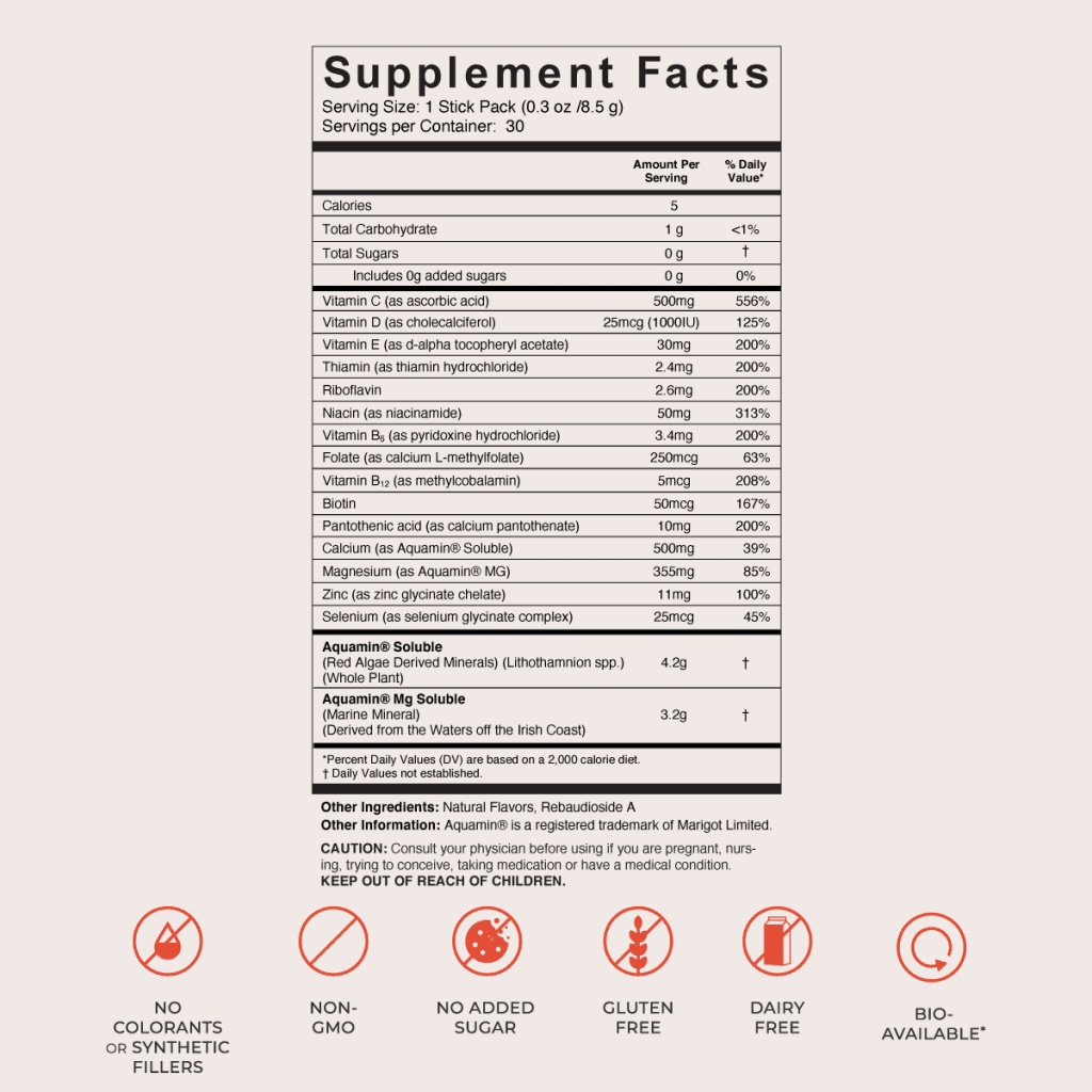 Marea PMS Elixir Ingredients