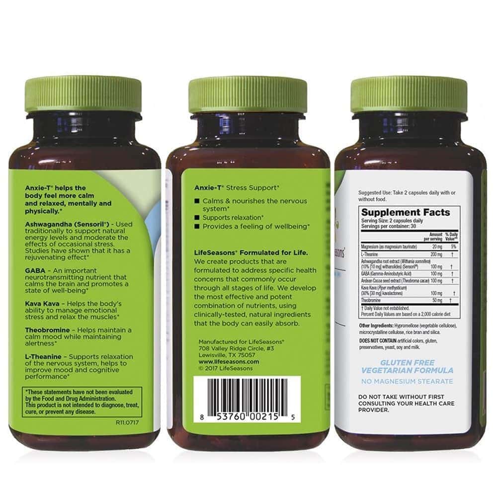 Anxie-T Supplement Bottles