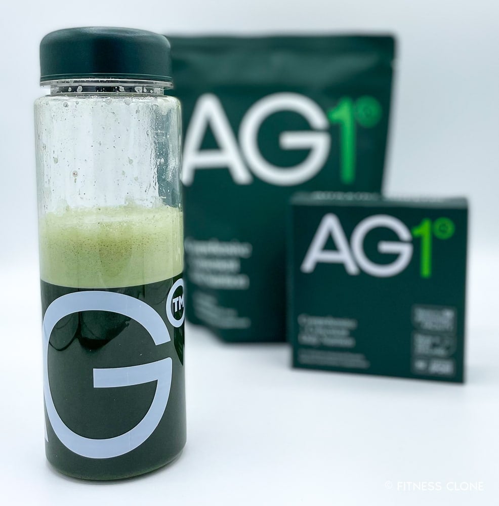 athletic greens supplement drink