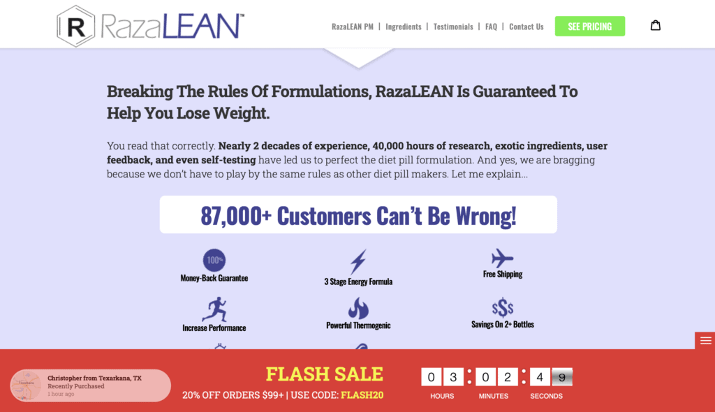 Razalean Customers Review