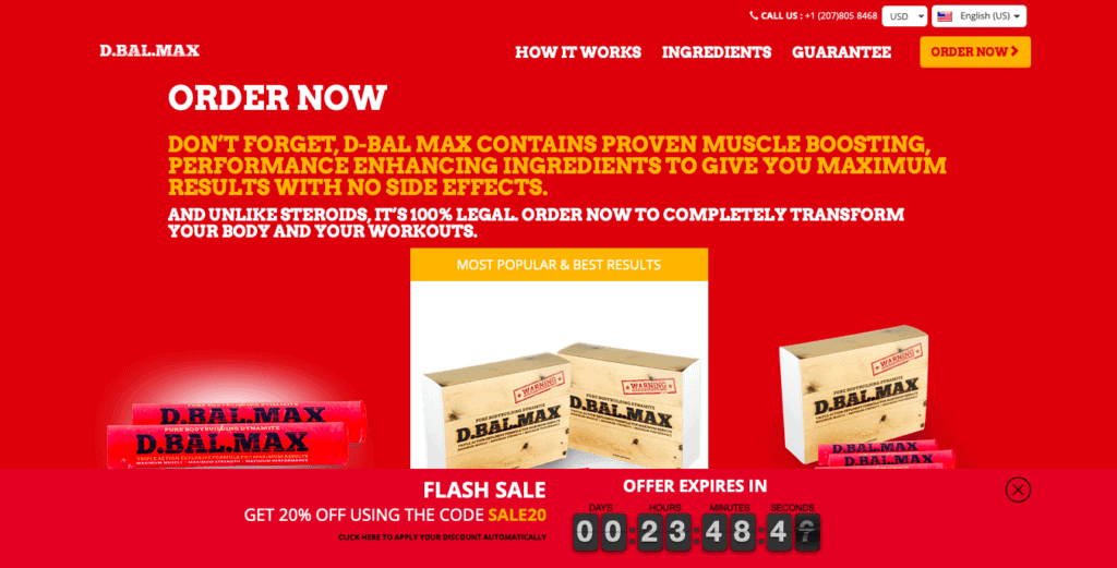 D.BAL.MAX Website