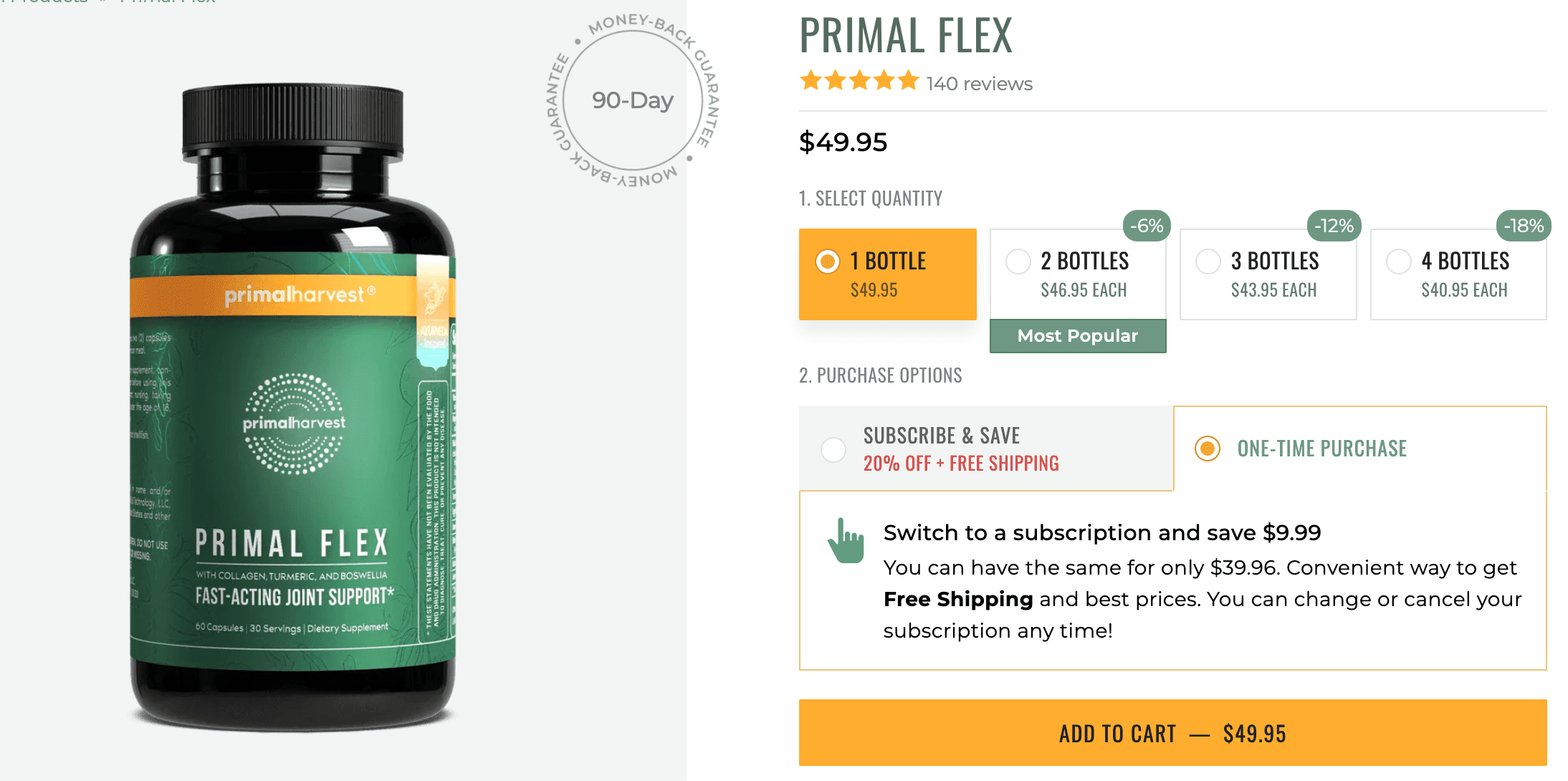 primal flex price