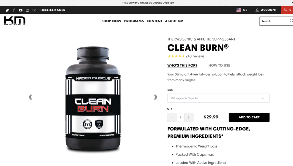 K M Clean Burn Website