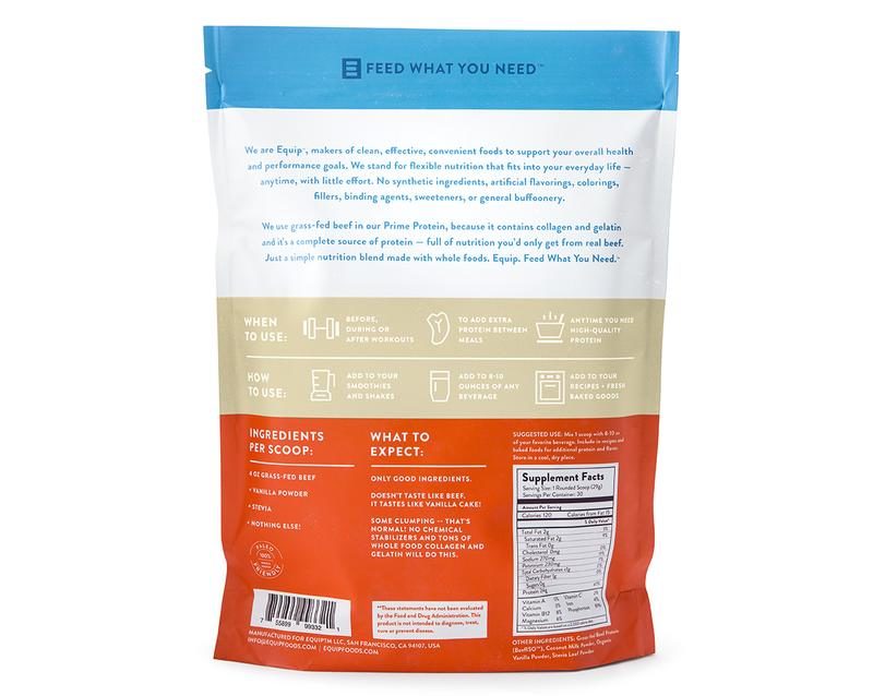 Prime Protein By Equip Foods - Safety Use