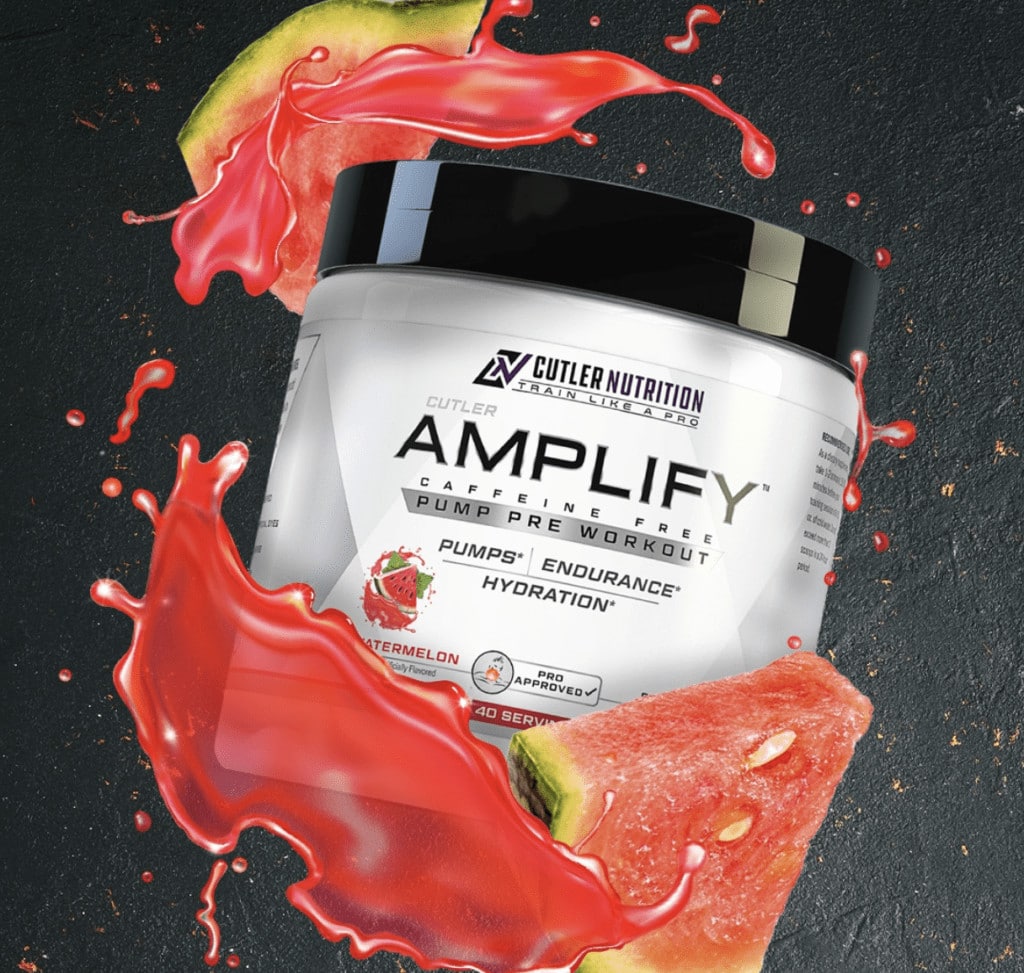 Amplify Pre-Workout Powder Container