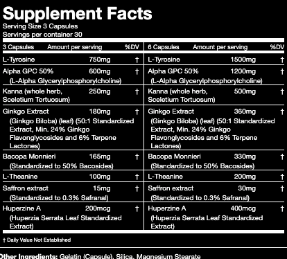 gorilla mind smooth supplement facts