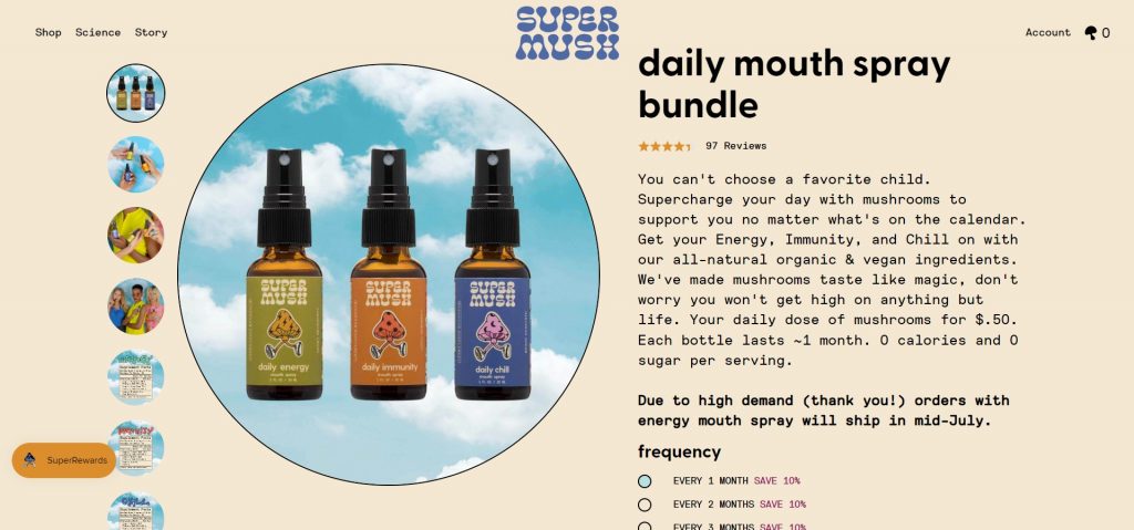 SuperMush Website