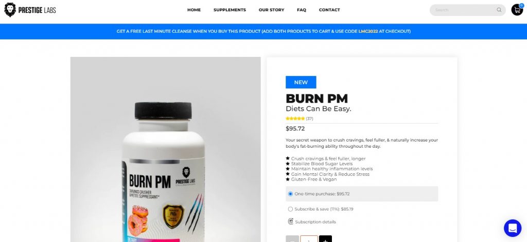 burn pm where to buy