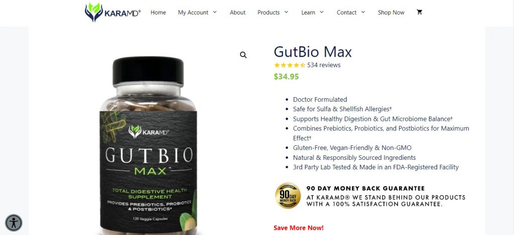 gut bio max price