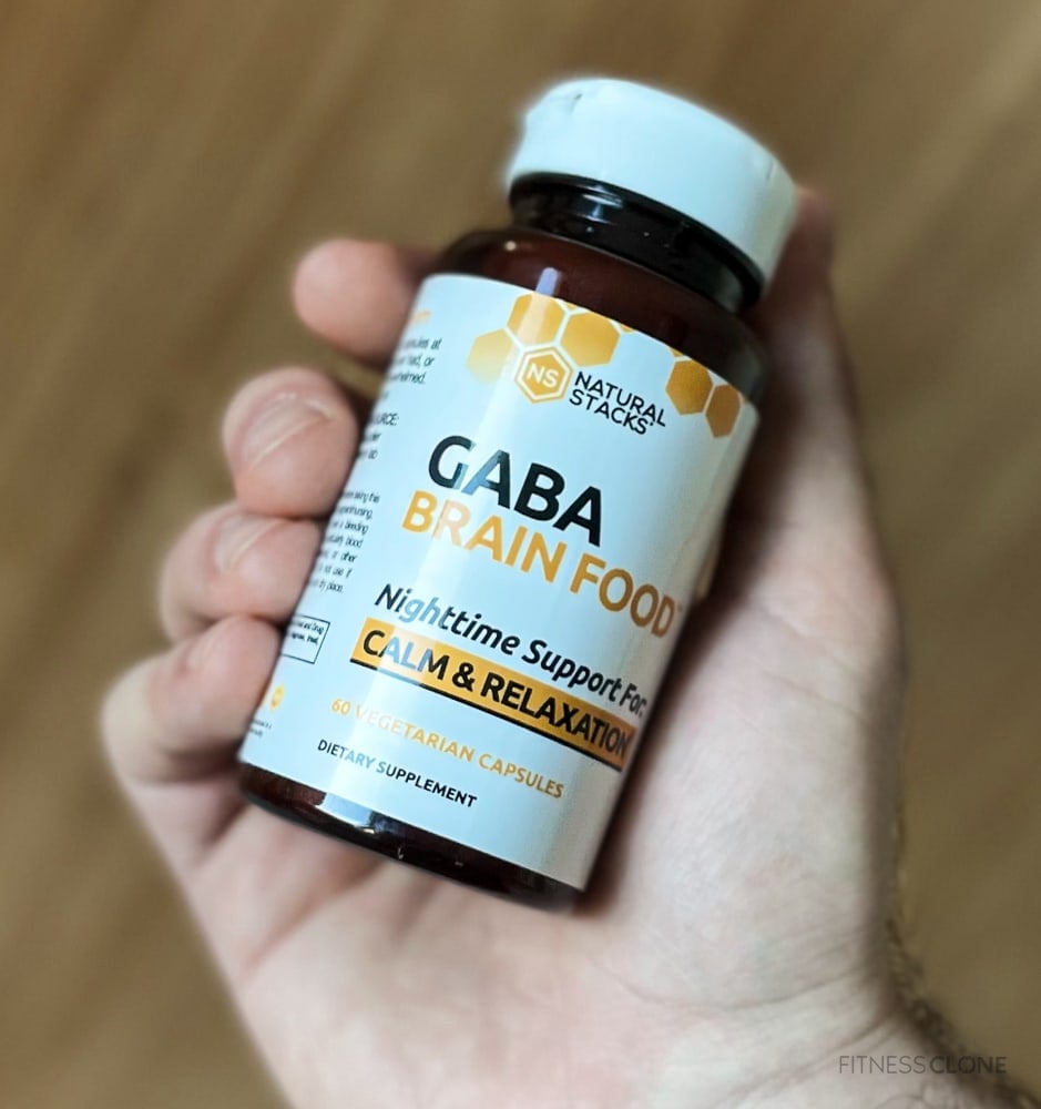 GABA Brain Food Supplement Bottle