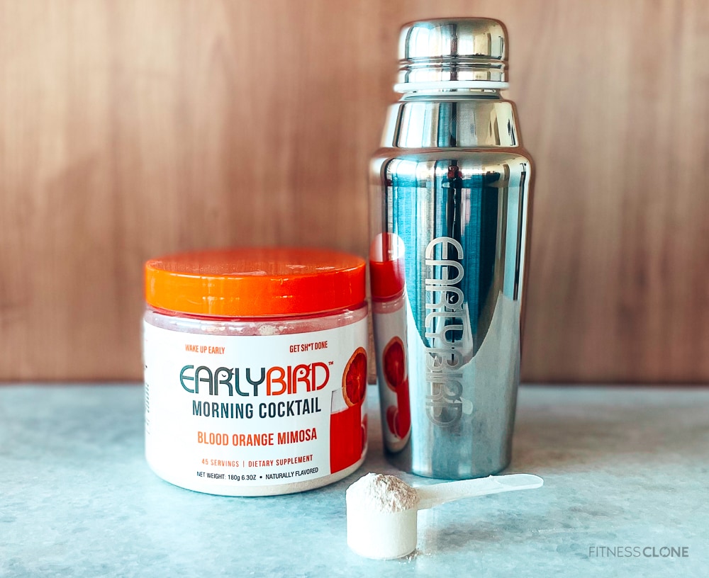 EarlyBird Morning Cocktail Shaker And Powder