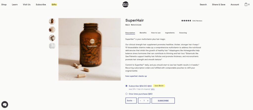 Moon Juice Website