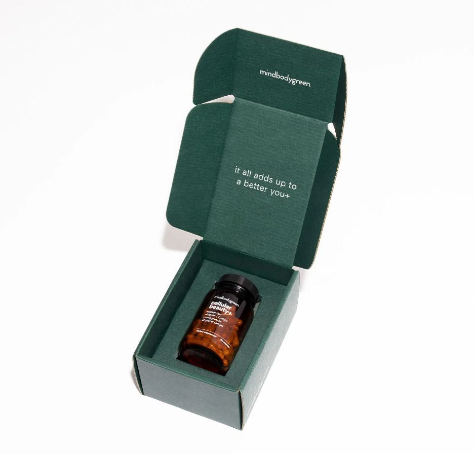 cellular beauty+ by mindbodygreen box