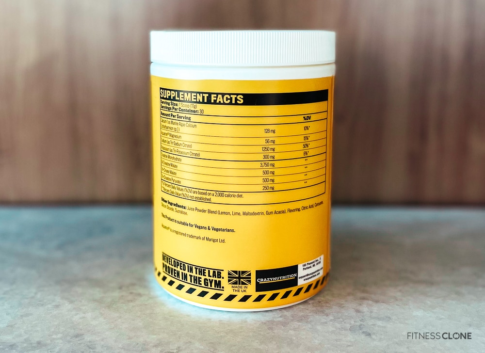 Ultimate CRN-5 Supplement Facts