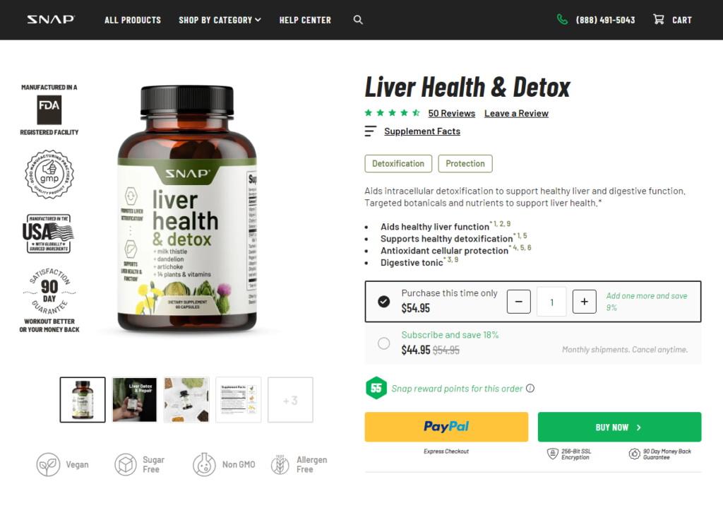 liver health and detox website