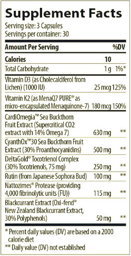 CX8 Supplement Facts