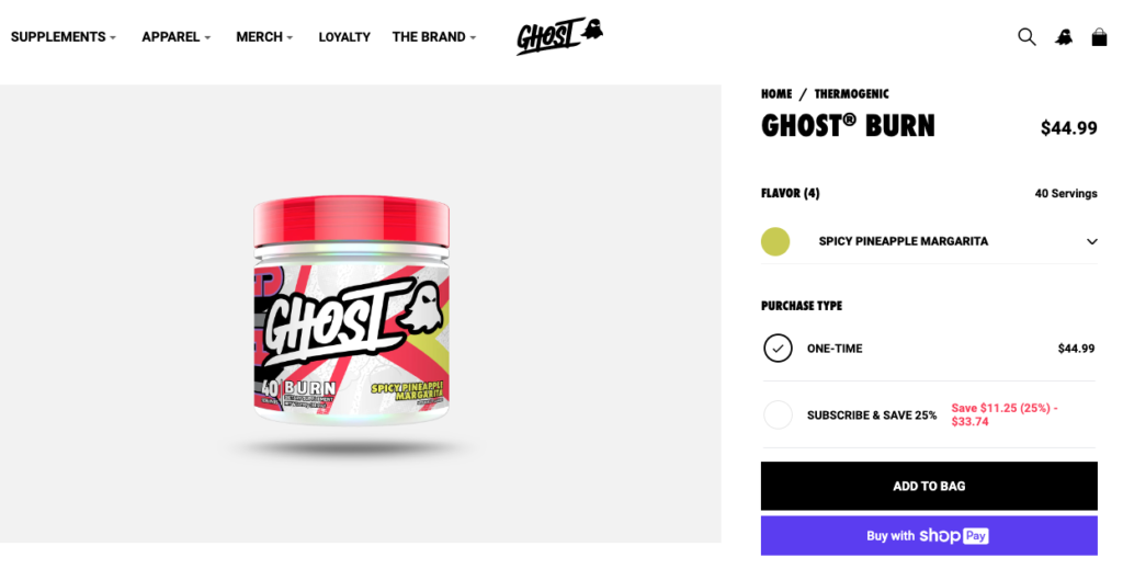 Ghost Burn Website