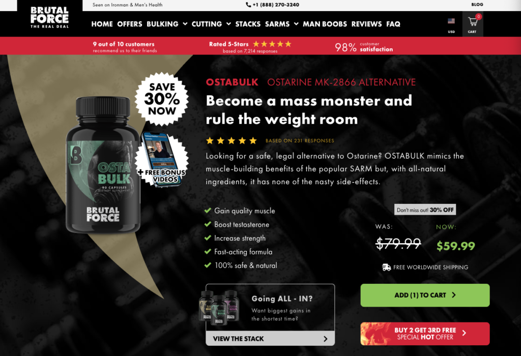 Ostabulk Website