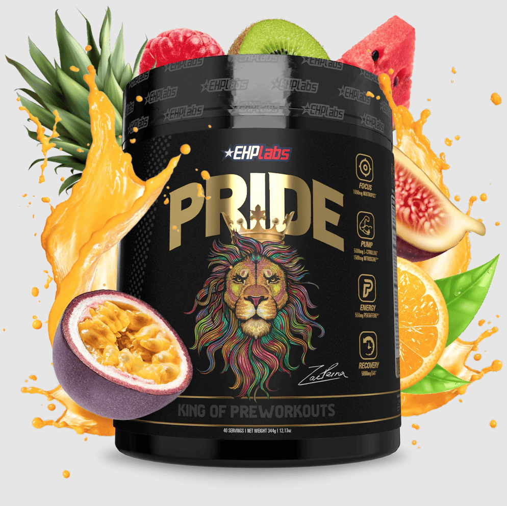 Pride Pre-Workout Supplement Bottle